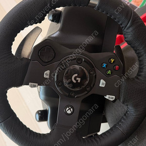 XBOX 로지텍 G920 레이싱 휠 + 페달 + 시트