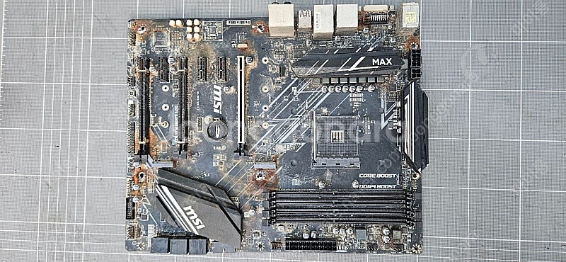 불용품 MSI X470 게이밍 플러스 맥스 메인보드 판...--0