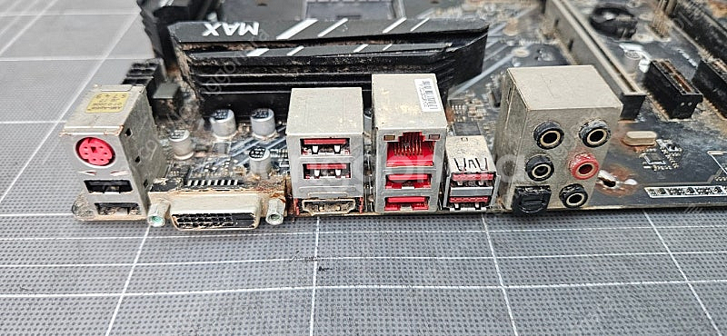 불용품 MSI X470 게이밍 플러스 맥스 메인보드 판...--6