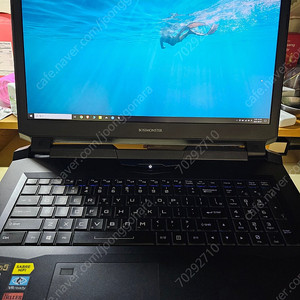 한성 게이밍노트북 ex76s (7700k 1080)