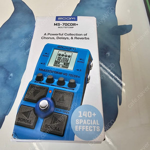 줌 기타 이펙터 zoom ms-70cdr+ 미사용