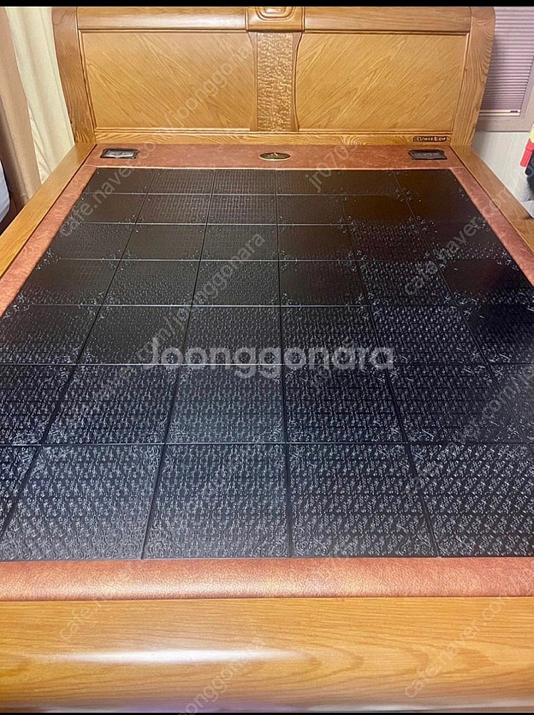 신비로 숯침대 통원목--0