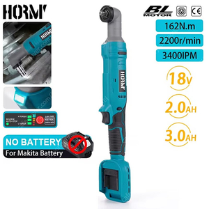 HORMY 브러시리스 임팩트 전동 래칫 렌치 168Nm 마끼다 18v 호환