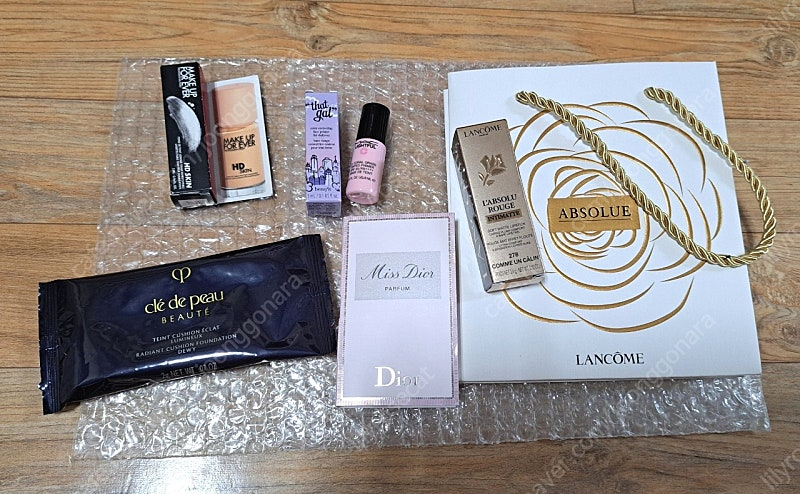 (미개봉 새제품) 랑콤 인티마뜨 278 립스틱- MAC 핑크프라이머.향수외 8종드림--1