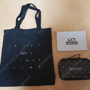 인피니트 (INFINITE) 공식 굿즈 5기 에코백+파우치 / 3기 파우치 일괄 판매합니다.