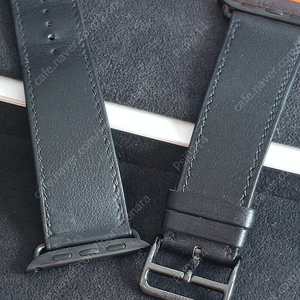 애플워치 에르메스 싱글투어 누아르 (가죽밴드) 44mm