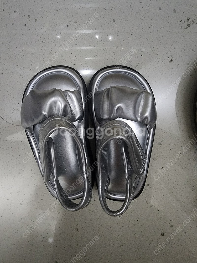 르꼬르망 맨발슬리퍼 키즈 샌들 130 실버--0