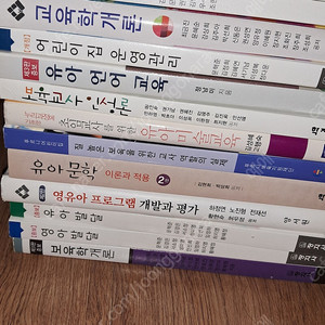 유아교육교재 보육학개론 영아발달 유아발달 영유아프로그램개발과평가 유아문학 질높은보육을위항교사역활의실제 유아미술교육 보육교사인성론 유아언어교육 어린이집운영관리 교육학개론 책 판매