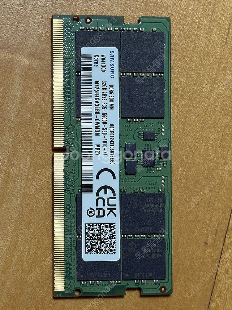 노트북 미니PC 램 삼성 PC5 5600 32G 11만...--0