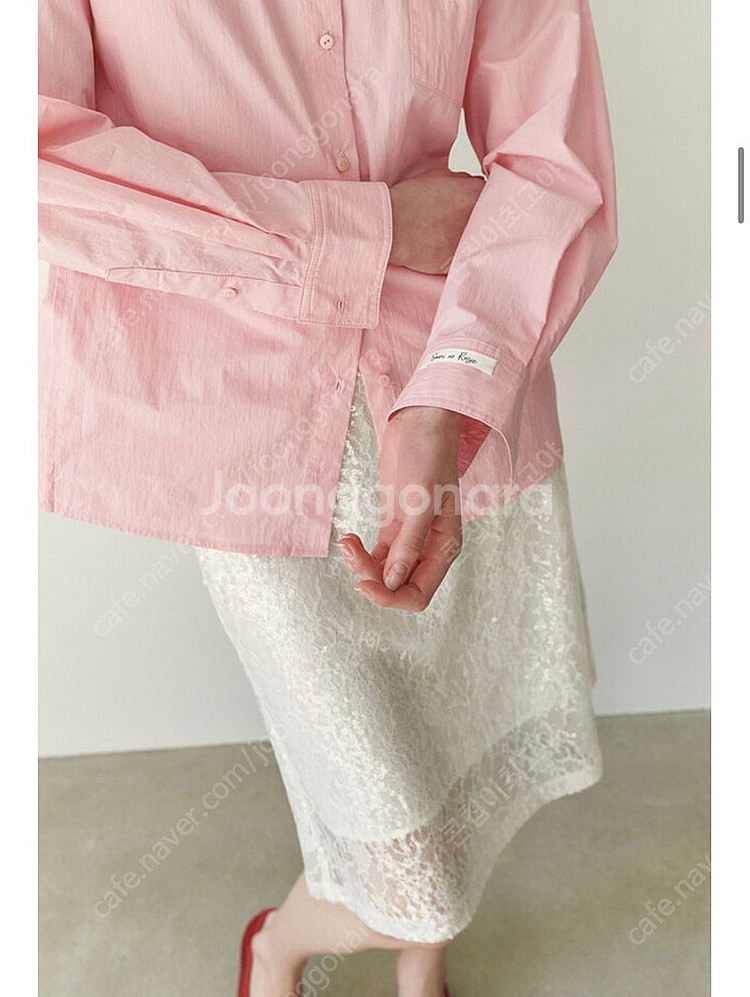 쇼리노로지 2-Way Summer Shirts Pink...--1