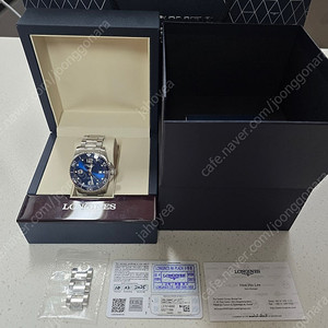 (2월 구매)론진 하이드로 콘퀘스트 41mm 오토메틱 시계 팝니다.