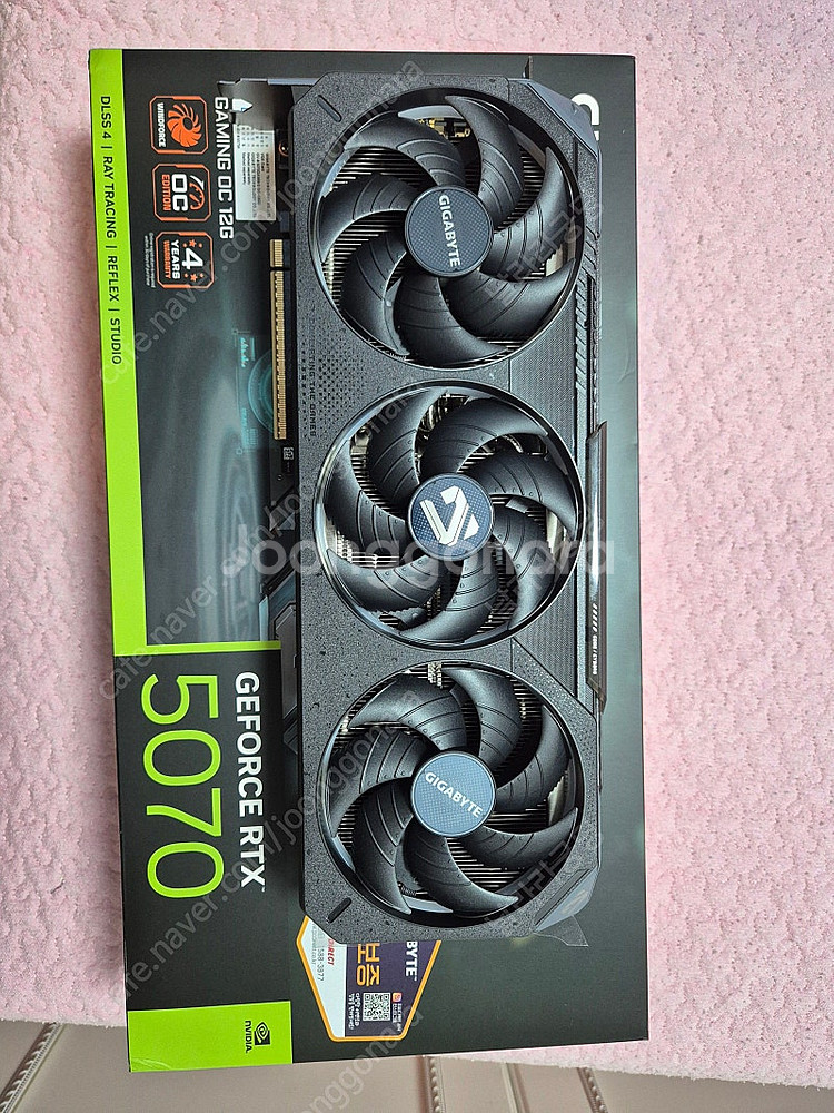 기가바이트 RTX 5070 gaming oc--0