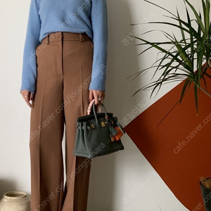 쎄모먼 Atelier De Cemoment Poetic Language Pants _ Fabric by Style M, Made in JAPAN [Sienna] 34사이즈