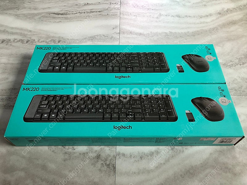로지텍 무선 키보드 및 마우스(MK220) 미개봉 새제...--0