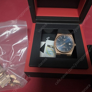 티쏘 prx 40mm 오토매틱 로즈골드 청판 2025.5월 구매 판매합니다.가격수정