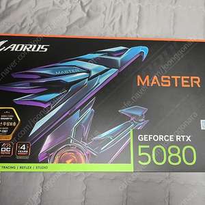 [새제품]기가바이트 rtx5080 어로스마스터 제이씨현 팝니다