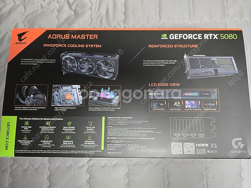 [새제품]기가바이트 rtx5080 어로스마스터 제이씨현...--1