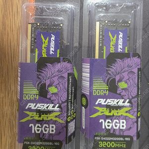 PUSKILL DDR4 32G(16GB×2) 3200MHz 택포