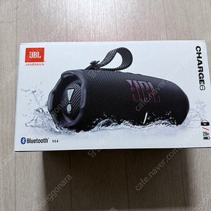 JBL CHARGE6 (처지6) 블랙 색상 팝니다.