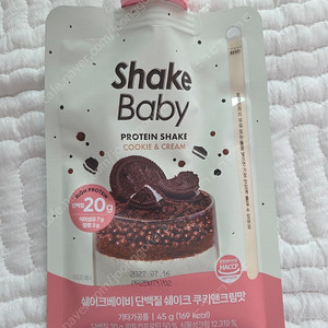 쉐이크베이비 단백질쉐이크 쿠키앤크림(6개 있음)