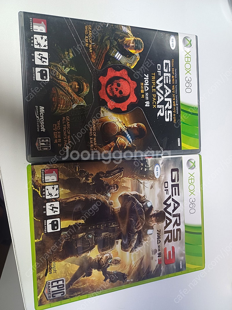 (xbox360)기어즈오브워 / 스트리트파이터 애니버셔...--2