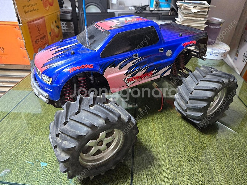 TRAXXAS E-MAX RC카 콘트롤러, 충전기셋--1