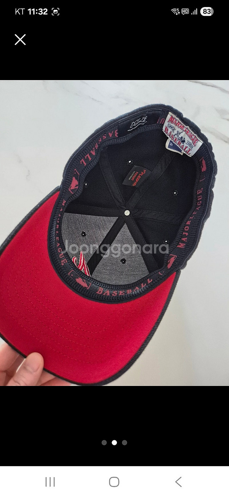 MLB 애틀랜타 블랙 볼캡 S-M--1