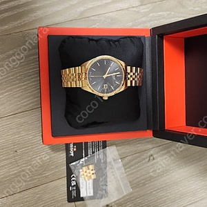 티쏘 발라드 금장 40mm
