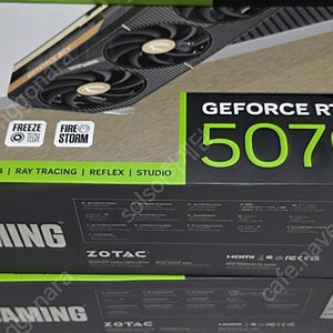 지포스 RTX5070TI OC 조텍 솔리드 미개봉 새상품.