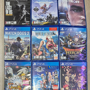 ps4 라오어 호제던 디비휴 와치독스2 원피스월드시커 드래곤퀘스트히어로즈 나루티밋스톰4 소아온 할로우리얼라이제이션 페이탈불릿