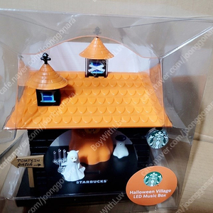 스타벅스 할로윈 빌리지 LED 뮤직박스 택포4만 판매
