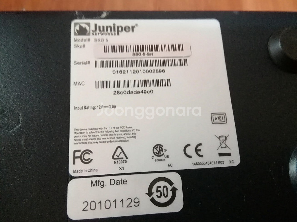7만 Juniper SSG 5 보안 게이트웨이 Juni...--3