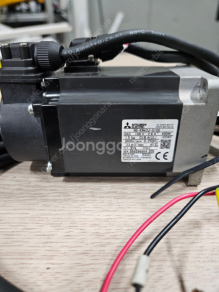 미쓰비시 HG-KN43J-S100 400W 서보모터--0
