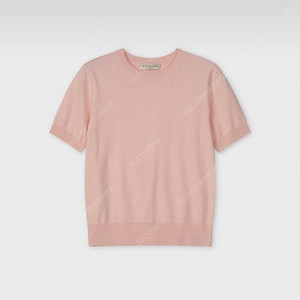 JE NE SAIS QUOI ESSENTIAL 주느세콰 에센셜 크루넥 반팔 캐시미어 니트 핑크 M 판매합니다.새상품!