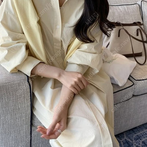 제이드몽 오버핏 셔츠원피스