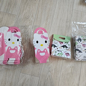 키티와 공룡 DIY선물박스 포장봉투