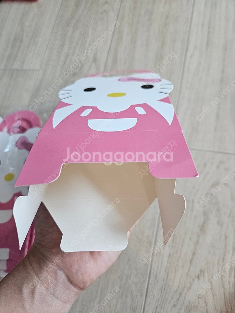 키티와 공룡 DIY선물박스 포장봉투--3