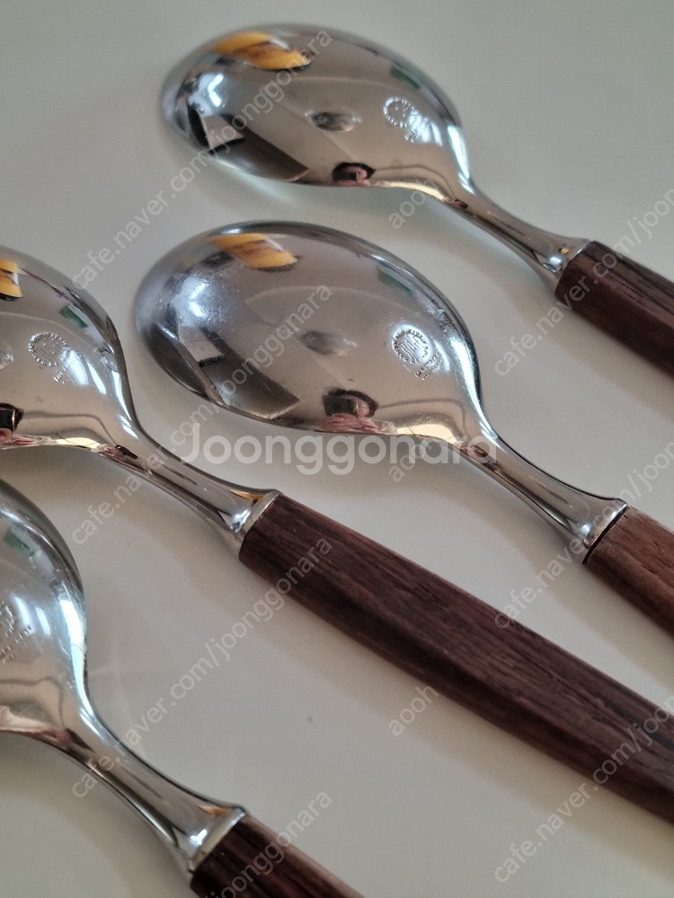 Lundtofte 룬토프테 스푼 큰거 작은거 (빈티지)--4
