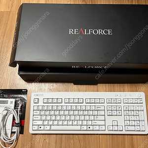 리얼포스 R3 화이트 저소음 45g 균등 영문 (풀배열) R3HD21