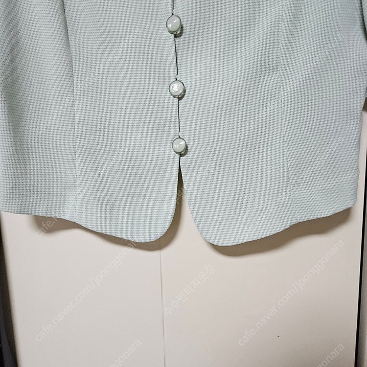 고퀄리티 민트 보석단추 트위드 자켓--6