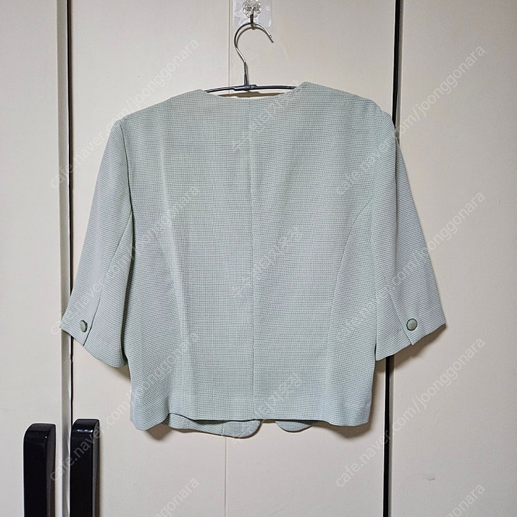 고퀄리티 민트 보석단추 트위드 자켓--7