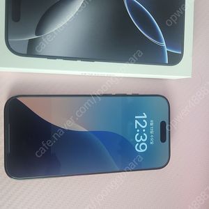 아이폰 16pro 블랙256G 새상품 자급제 판매합니다