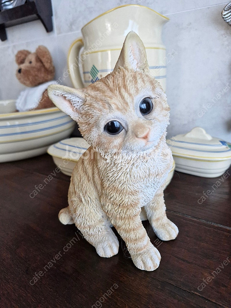 빈티지 치즈고양이 인테리어소품--0