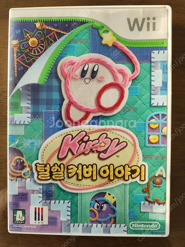 닌텐도위 Wii 털실커비 이야기 판매합니다.--0