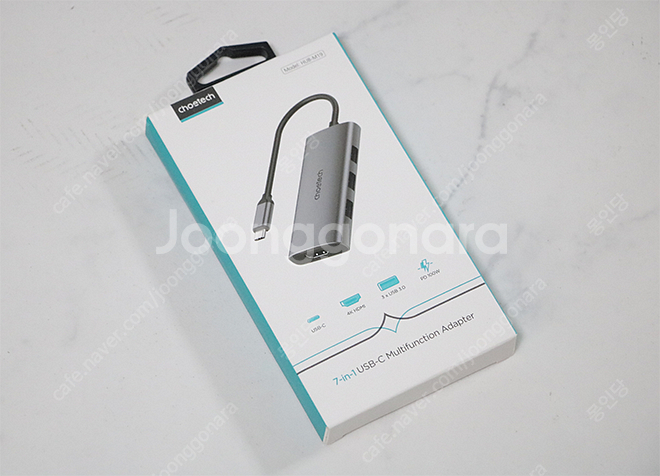 초텍 7in1 멀티포트 허브 HUB-M19-GY 미개봉...--0
