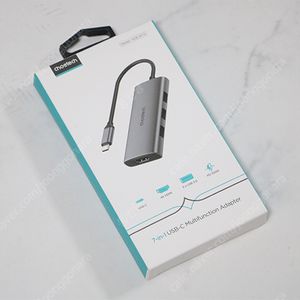 초텍 7in1 멀티포트 허브 HUB-M19-GY 미개봉 새제품 팝니다.