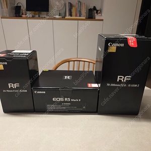 캐논 R5 Mark II, 70-200 렌즈, 24-70 렌즈