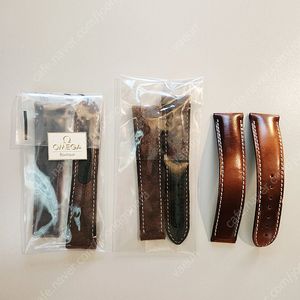 오메가 21/18mm 정품 스트랩 3개 일괄