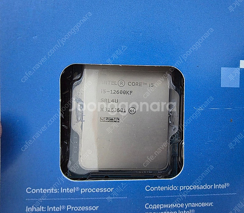 인텔 i5-12600KF 정품--1