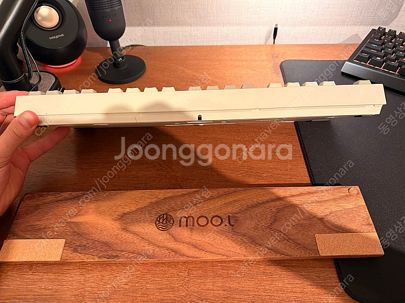 레오폴드 FC980MBT PD 저소음 적축 화이트 투톤--3